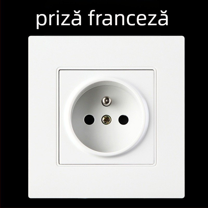 AOBA priză de perete în stil francez, 16A, panou tip 86, standard european