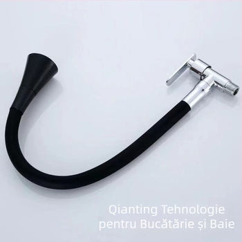 Robinet de bucătărie montat pe perete, corp din aliaj de zinc, cartuș ceramic, apă rece, stil lux ușor