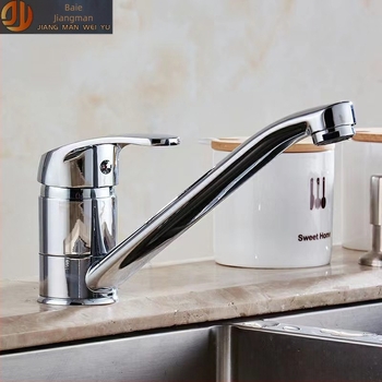 Robinet amestec bucătărie pentru chiuvetă, montaj vertical, corp din aliaj de zinc, miez ceramic al valvei, temperatură de lucru 1–90 °C