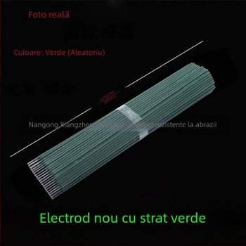 Electrod de sudură din oțel carbon pentru țevi galvanizate și țevi pătrate, J422/J421, electrodo extra-fin