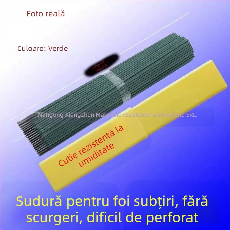 Electrod de sudură din oțel carbon pentru țevi galvanizate și țevi pătrate, J422/J421, electrodo extra-fin