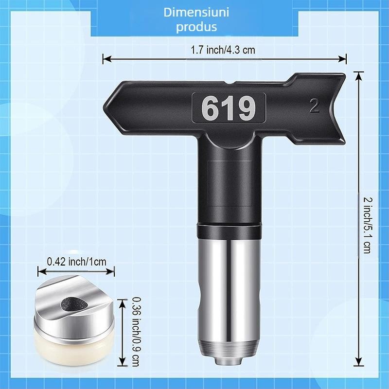 Duză de pulverizare, seria 286; pentru pulverizare; alias: duză de pistol