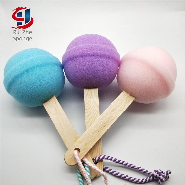 Burete de baie cu mâner, burete PU, 0,5 g, pachet 100, Ruize