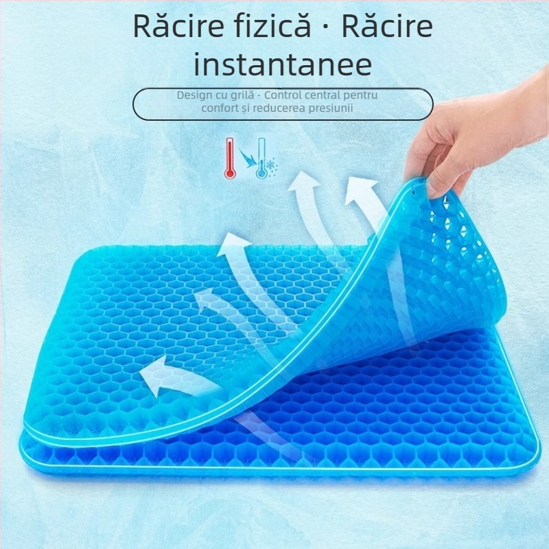 Perne pentru scaun Manzi — gel, umplutură din silicon, stil modern minimalist, pentru birou