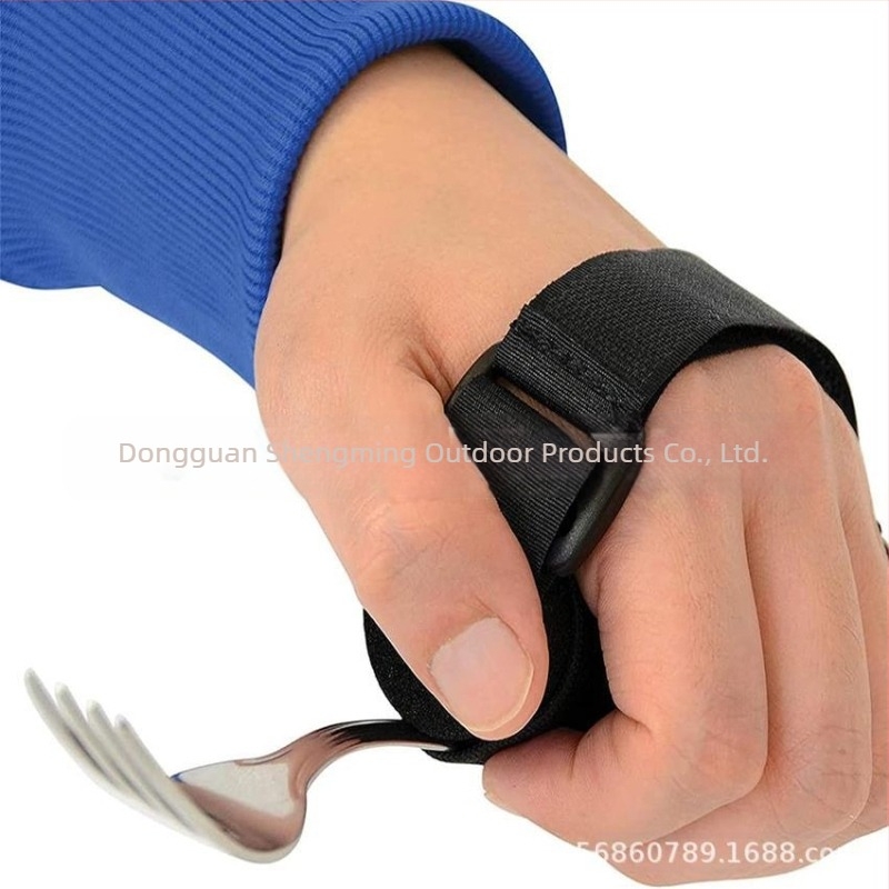 Centură de corecție pentru asistență la hrănire, din amestec de nailon, cu curele Velcro — pentru vârstnici și pacienți după AVC (Centură de corecție; Amestec nailon; Curele Velcro)