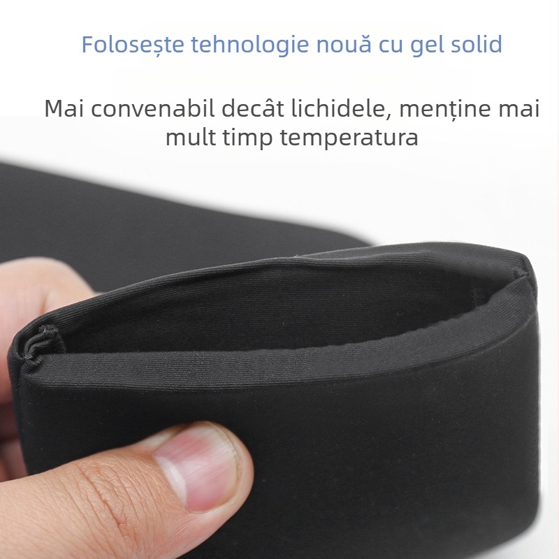 Brățară de gleznă din gel cu compresie rece și cald pentru ameliorarea durerii la gleznă, potrivită pentru baschet, alergare și masaj