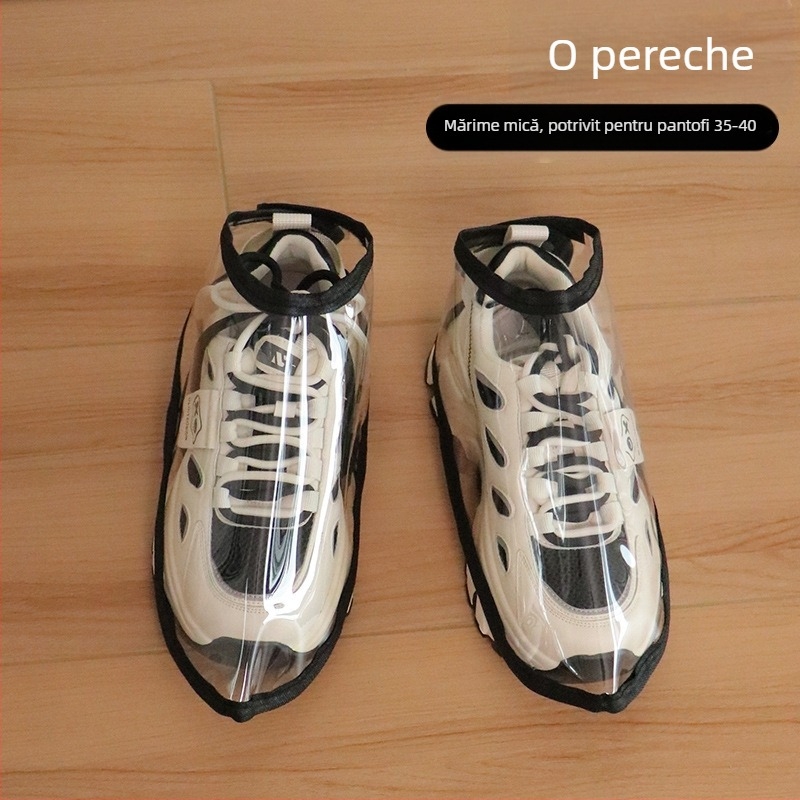 Capace pentru încălțăminte din PVC pentru saloane de coafură, model 35-45 code, impermeabile, pentru pantofi, cutie 500 buc.