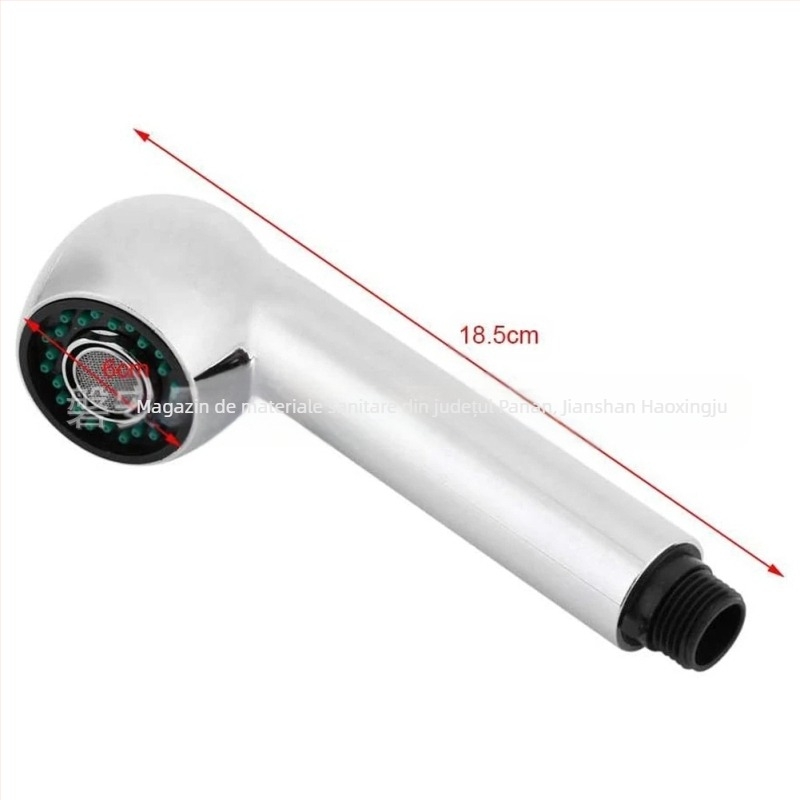 Robinet de bucătărie cu duză retractabilă, corp din plastic, design cu articulație simplă (Plastic; Retractabil; Articulație simplă)