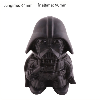 Râșniță de tutun din aliaj de zinc, design cu trei straturi, diametrul 64 mm, anti-vânt, cu colectare și depozitare