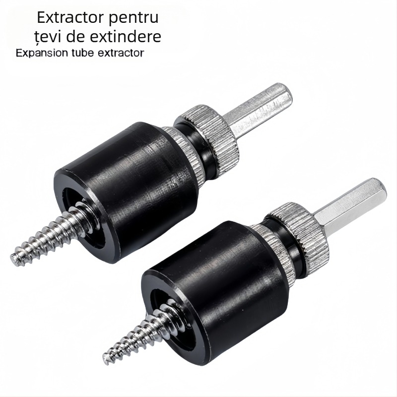 Extractor pentru șuruburi expansiune cu ax hexagonal – 82 mm lungime, oțel 40Cr-V, marcă Xin mu tian, greutate 70 g