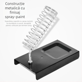 Suport pentru fier de lipit, cu suport pentru pensă de lipit, funcționare manuală