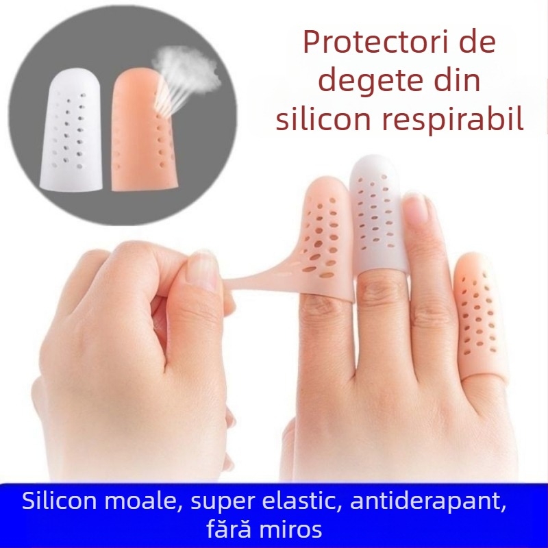 Protector din silicon pentru degetul mare rănit – anti-alunecare, respirabil, rezistent la uzură pentru muncă