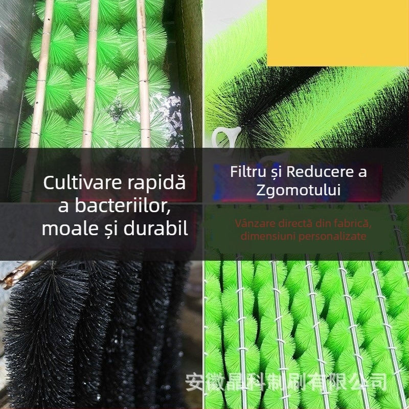 Jingke 02 Perie pentru tratarea apei uzate și purificare; materiale: nailon, sârmă din oțel, sârmă de cupru; etichetă privată licențiată: Da