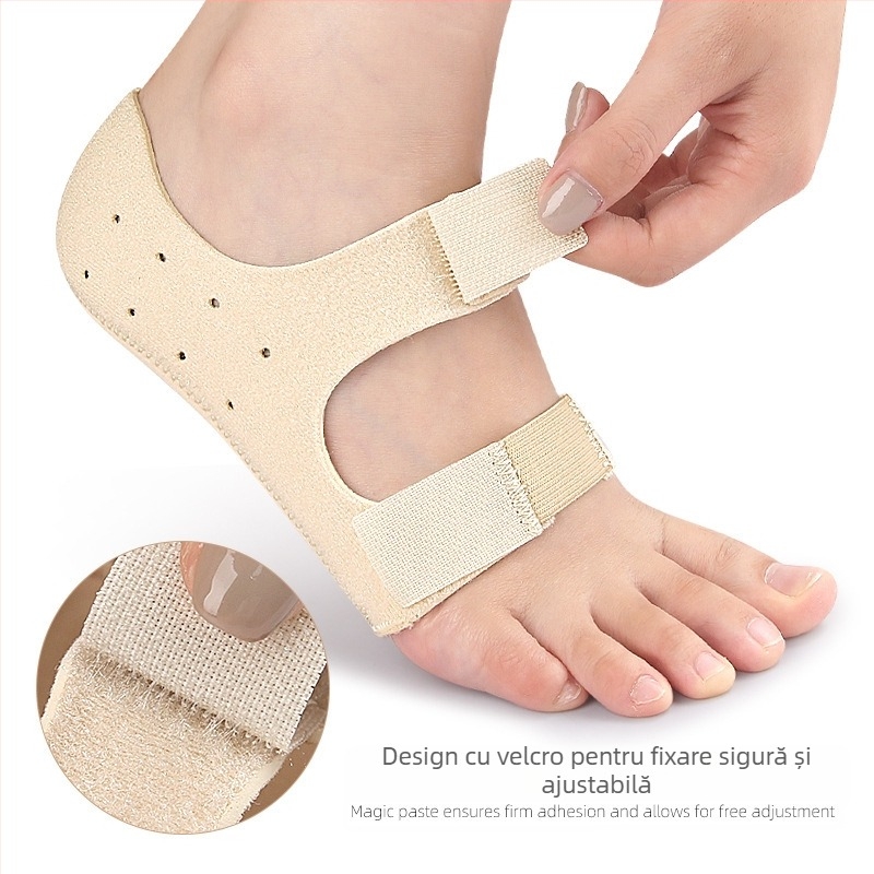 Acoperire pentru arcada piciorului cu Velcro — talpă jumătate din SBR, unisex, pentru adidași, ghete, încălțăminte casual