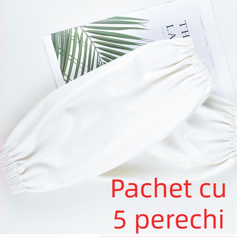 Manșete din PU pentru adulți, impermeabile la apă și ulei, îngroșate, fără exfoliere, pentru curățenie/uz casnic