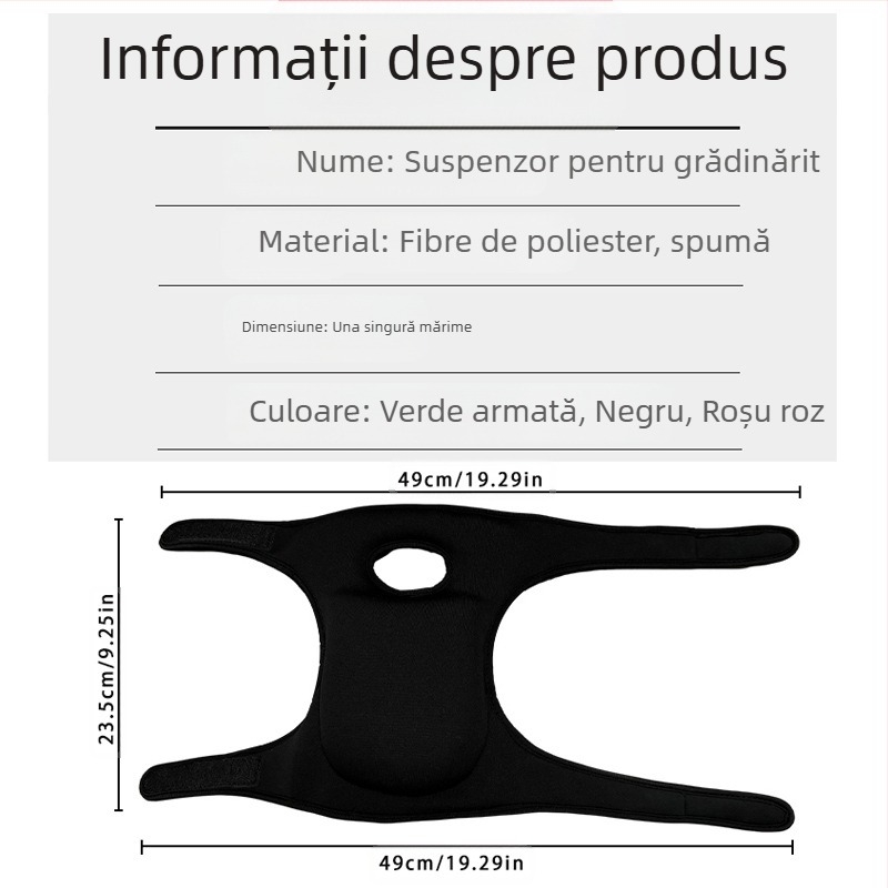 Genunchiere pentru grădină, Material Diving, Brand Loda, Potrivire universală