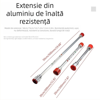 Pistol de pulverizare fără aer cu tijă de extindere pentru mașini de pulverizare — tijă de extindere (alias), brand Taiwan surplus, etichetă privată licențiată