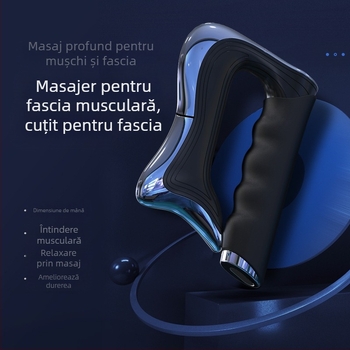 Masajer fascial reîncărcabil, cu control prin cablu și funcționare mecanică