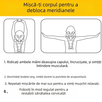 Pernă de masaj EVA pentru gât – accesorii de yoga pentru masaj sănătos