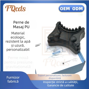 Pernă cervicală dreptunghiulară din PU cu masaj multifuncțional