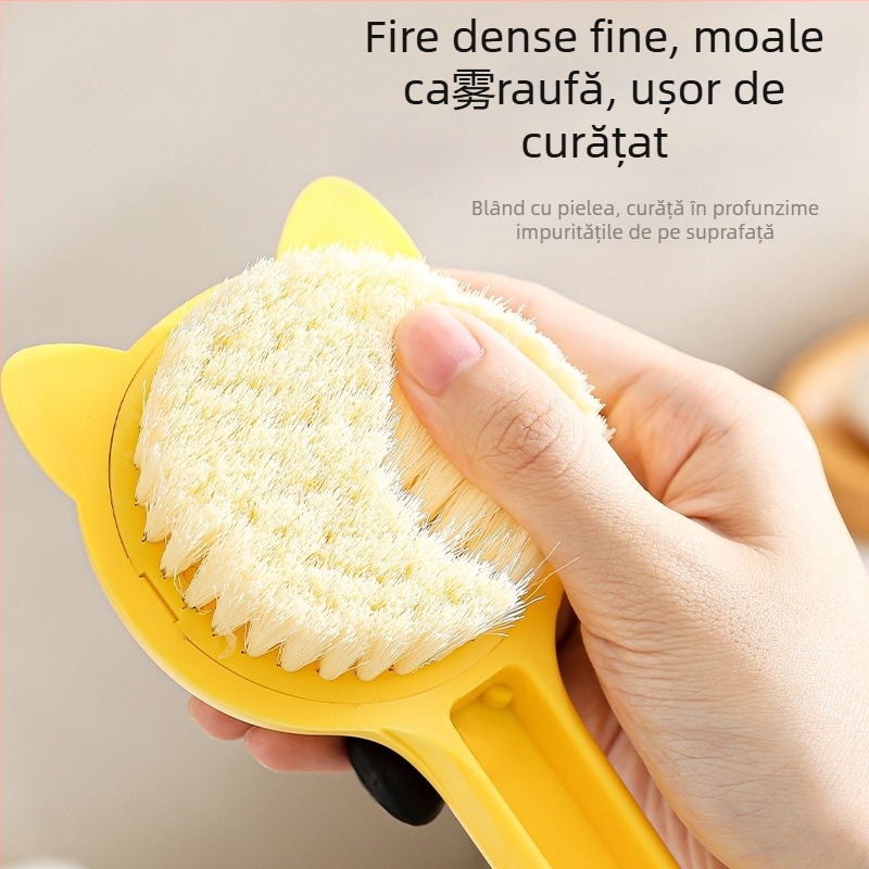 Perie de duș și masaj cu mâner lung pentru spate – Hongyu, origine Zhejiang, material PP, cod HY-0378