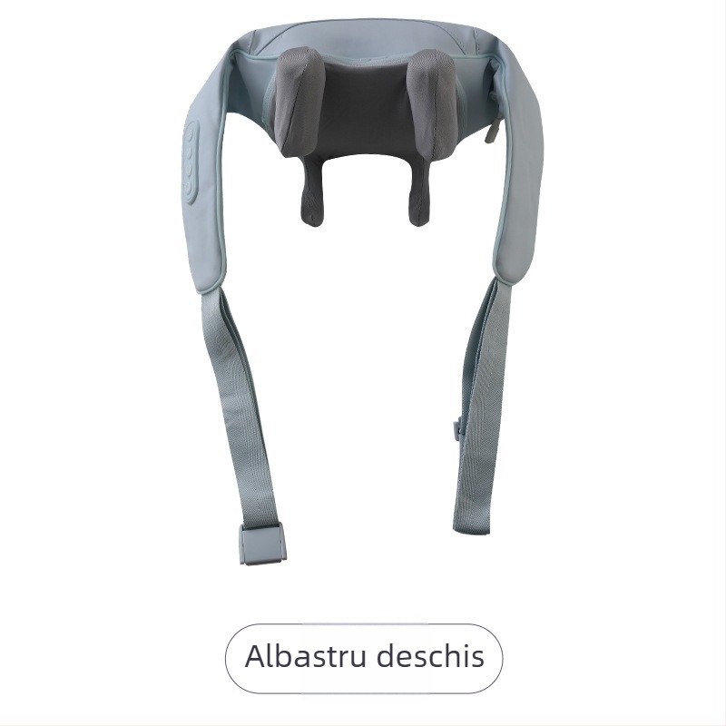 SL-Z9 masajer reîncărcabil pentru gât și umeri, cu 6 capete, compresie caldă, terapie cu infraroșu și temporizator