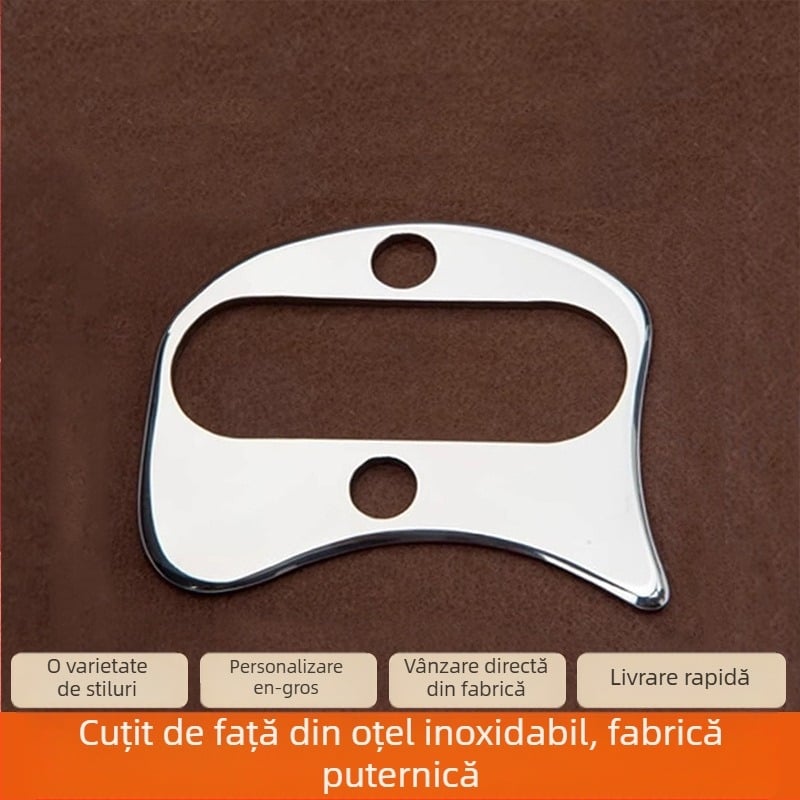 Cuțit IASTM pentru eliberarea fasciei - oțel inoxidabil 304, pentru echipamente de fitness și masaj