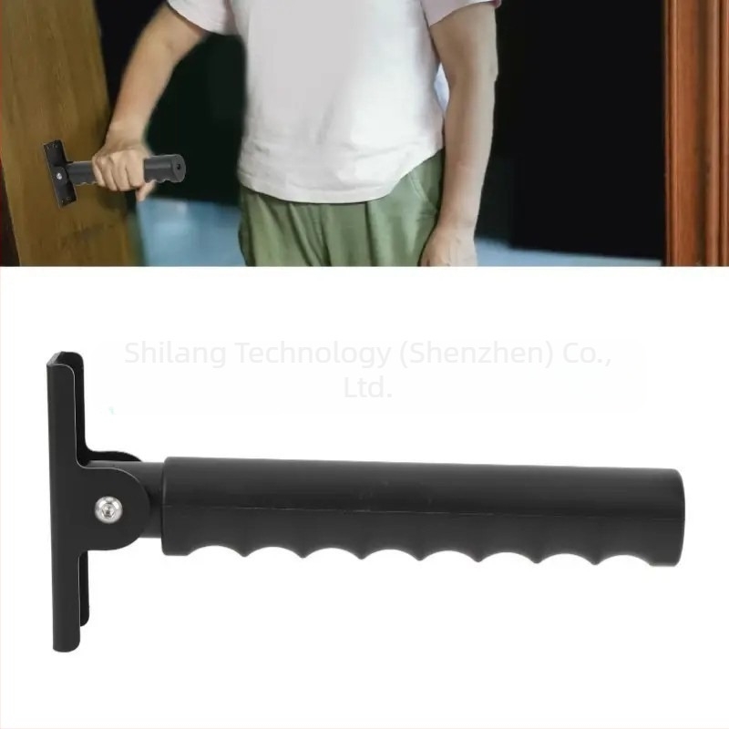 Mâner de asistență pentru ușă cu rotire – aliaj de aluminiu + oțel carbon; model SL-017; marcă Siilang; personalizare disponibilă; pachet: 25 buc.