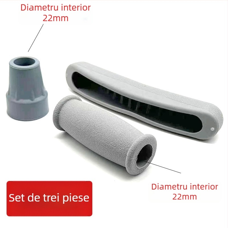 Acoperire pentru cârje subraț - Cauciuc, pernă moale pentru suportul brațului, model VHK666, producător Huizhou Weiliying Technology Co., Ltd, Personalizabil, 100 bucăți per cutie