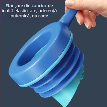 Inel de etanșare a flanșei WC cu supapă de control – anti-reflux, controlul mirosurilor, inel din cauciuc gros, Makin