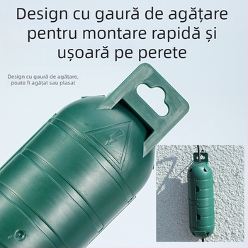 Cutie de conexiune cablu exterior, etanșă, cu o intrare și o ieșire, din plastic, rezistență înaltă