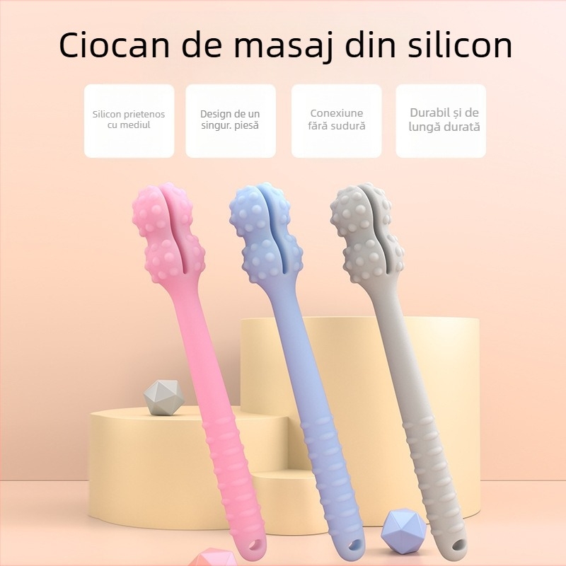 Cioc de masaj din silicon – bețișor de masaj multifuncțional pentru corp, Yu Tai, 227 g, 100 bucăți în pachet