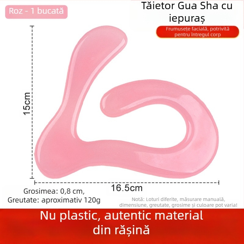 Tăbliță Gua Sha - rășină, 120 g; set 500 buc.; Brand personalizabil; Imprimare logo disponibil
