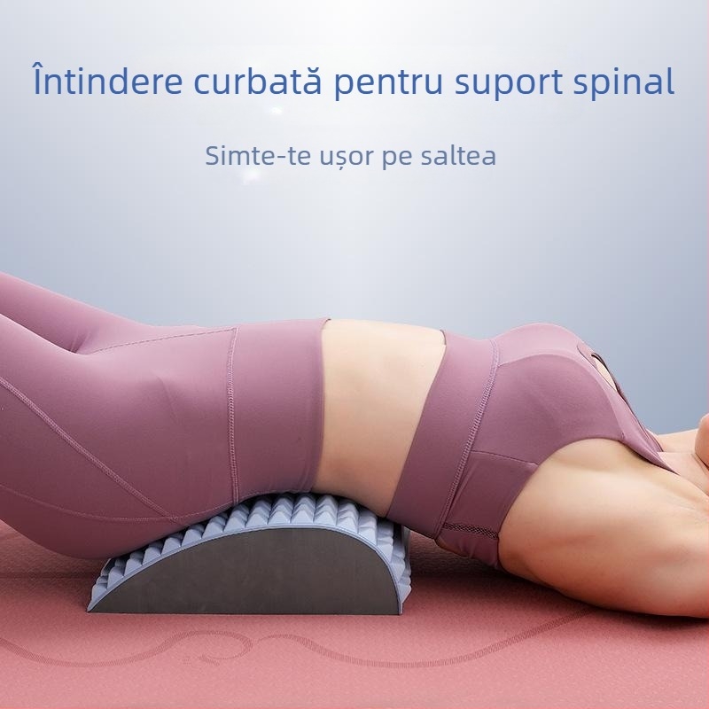 Pernă de masaj pentru alinarea lombară și întinderea taliei — accesoriu de yoga cu suport lombar
