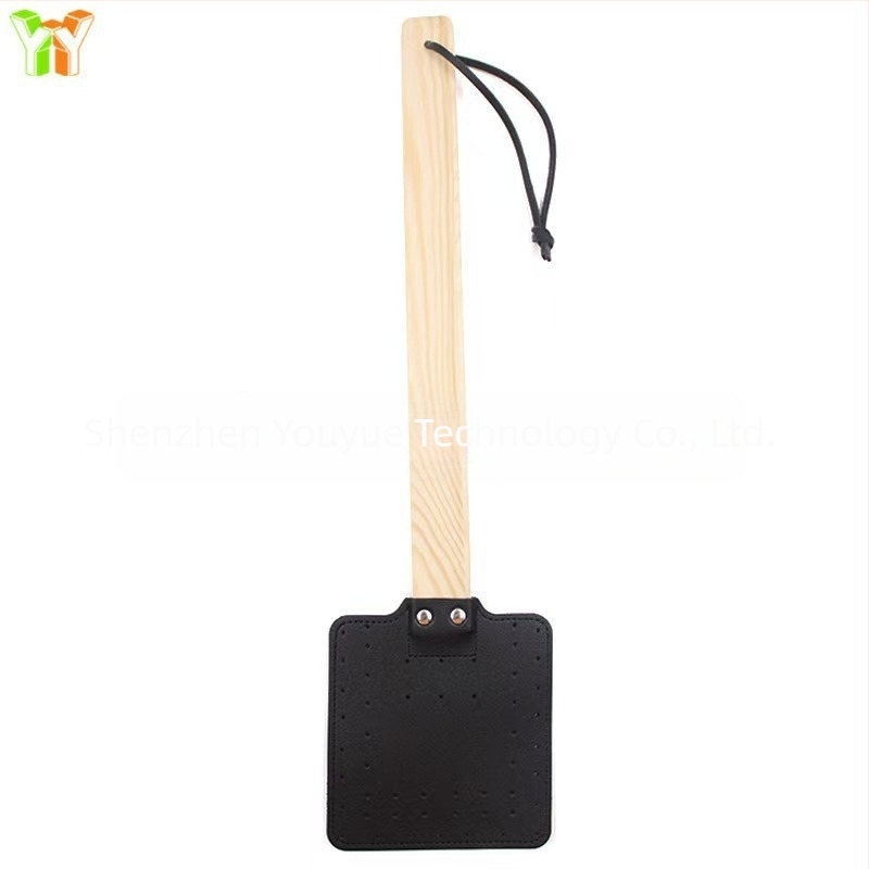 Muște piele cu mâner lung – piele PU durabilă, plasă din piele, dispozitiv manual pentru insecte: țânțari, muște, gândaci, termite