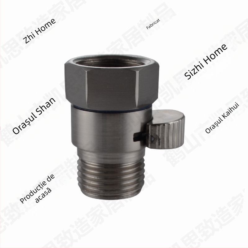 K1140 Robinet drept din cupru, cu funcție de oprire a apei, pentru duș și duză de pulverizare, conexiune filetată