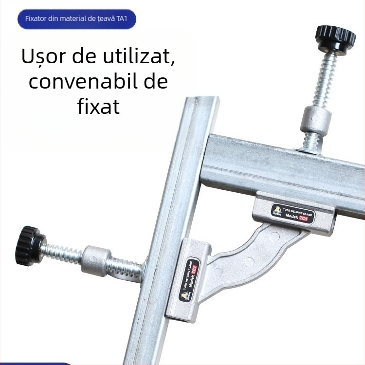 Suport pentru tâmplă cu unghi de 90° și unghi reglabil – dispozitiv rapid de fixare