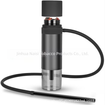 Cupă Shisha detașabilă – Acessoriu portabil pentru casă și mașină; material: aliaj de aluminiu + sticlă; imprimare logo disponibil; personalizare