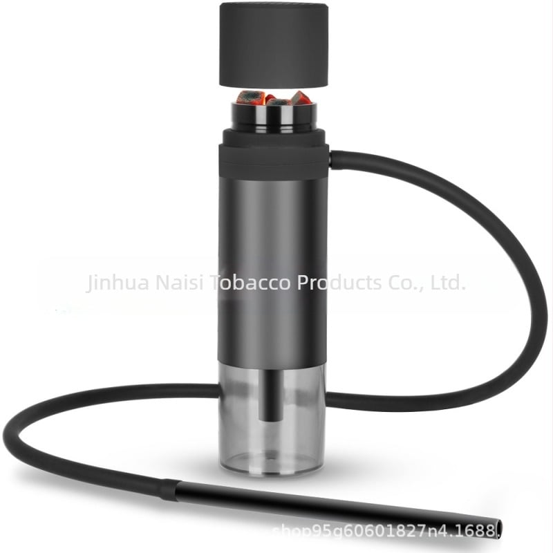 Cupă Shisha detașabilă – Acessoriu portabil pentru casă și mașină; material: aliaj de aluminiu + sticlă; imprimare logo disponibil; personalizare