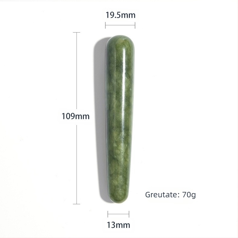 Pietre de masaj din jad – ou de jad pentru masaj, marca Mulsanne jade, 70 g, origine Liaoning, personalizare disponibilă