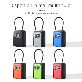 Lacăt cu parolă tip G din oțel aliat, design modern