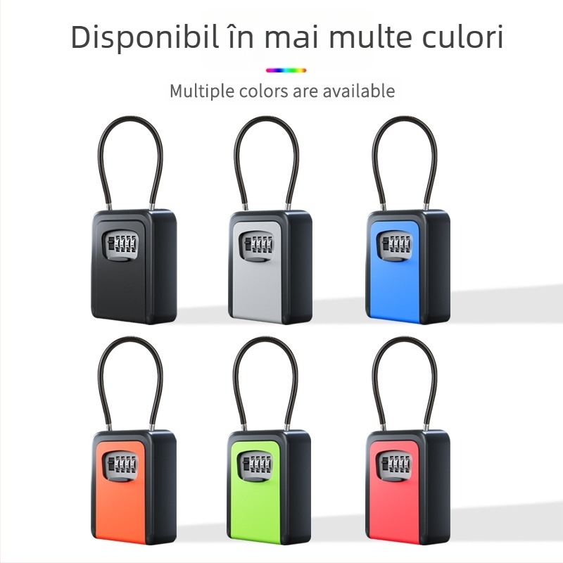 Lacăt cu parolă tip G din oțel aliat, design modern