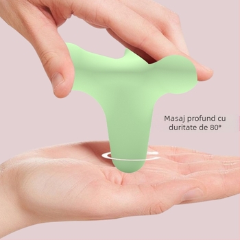 Minge miofascială pentru masaj cu design cu patru colțuri – silicon, neinflabilă, pentru relaxare musculară la umeri și talpă, reabilitare