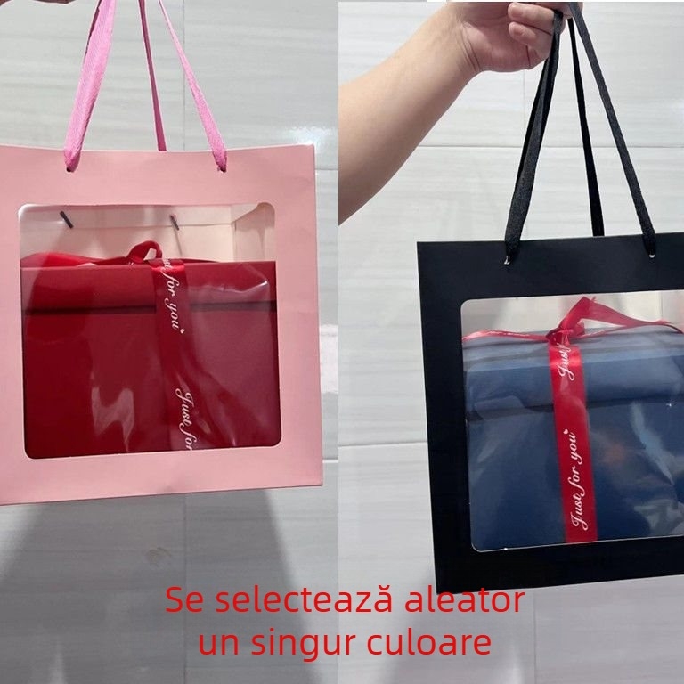 Cutie cadou cu cinci niveluri, cu logo imprimat — cadou de ziua de naștere și de Crăciun pentru coleg de clasă