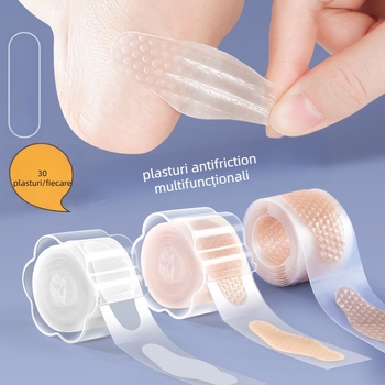 Benzi de protecție pentru călcâi și degetele pantofilor — transparente, anti-uzură, compatibile cu pantofi din piele, sandale, pantofi din materiale textile și pantofi de lucru, pentru toate anotimpurile