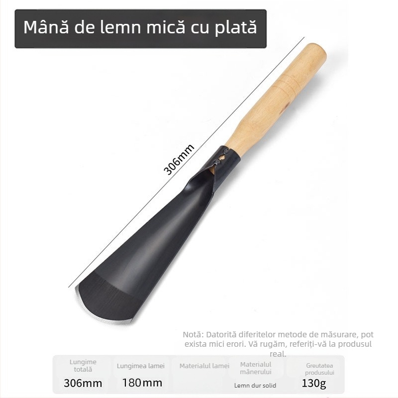 Lopată pentru usturoi și legume sălbatice, mâner din oțel, lamă 260 mm lungime, lățime 30 mm, greutate lamă 0,3 kg, Pro-election