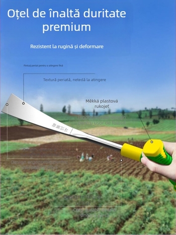 Set de grădinărit din trei piese: lopată mică, sapă și îndepățător de buruieni; Material: Altul; Brand: Create a; Importat: Nu
