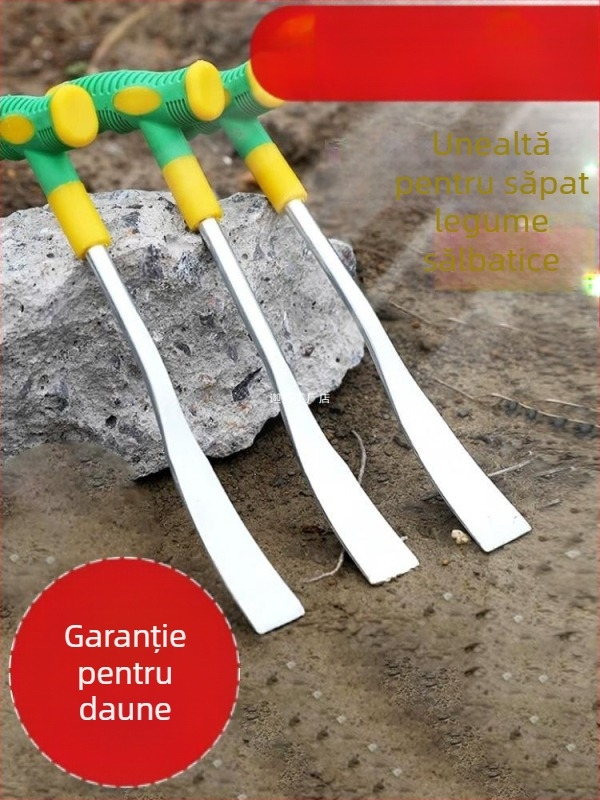 Set de grădinărit din trei piese: lopată mică, sapă și îndepățător de buruieni; Material: Altul; Brand: Create a; Importat: Nu