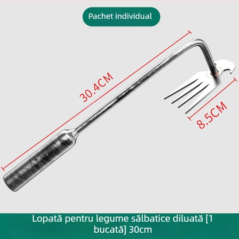 Set de grădinărit din trei piese: lopată mică, sapă și îndepățător de buruieni; Material: Altul; Brand: Create a; Importat: Nu