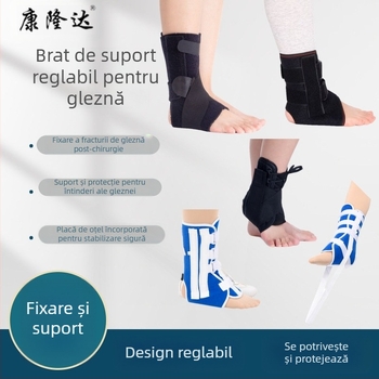 Kanglongda Centură de fixare a gleznei din țesătură compozită pentru picioare, model complet, Clasa I